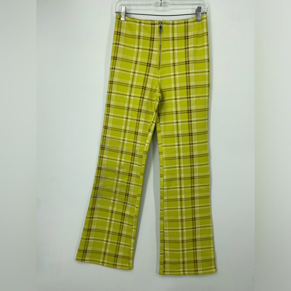 I.Am.Gia pants Polaris High Rise Plaid Pant‎ Zip Front Size Medium - Picture 3 of 16